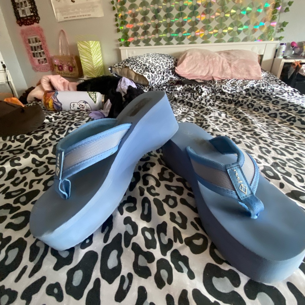 Reef platform flip flop sandals